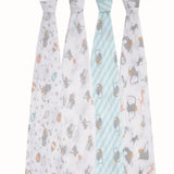 Aden + Anais Muslin Swaddle Blankets Dumbo   4 per pack