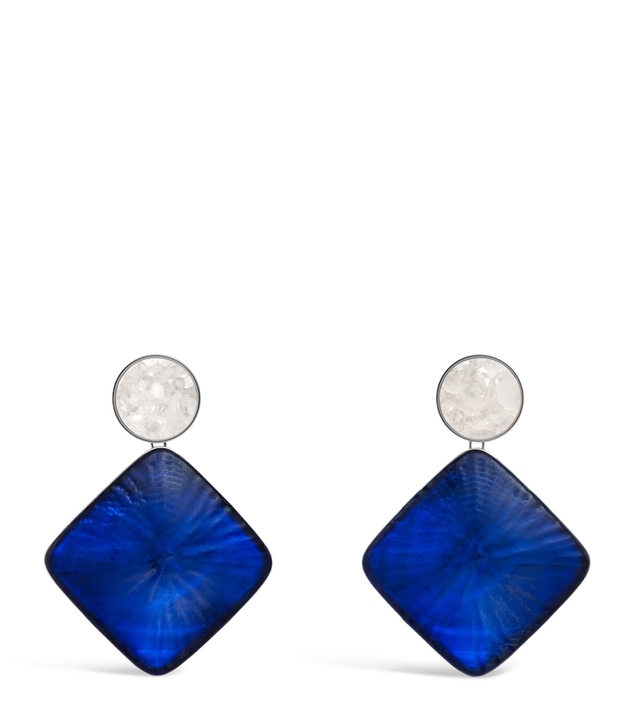 Alaïa Crystal Pendant Earrings