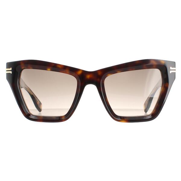 Marc Jacobs MJ 1001/S sunglasses brown gradient cat eye, imported from the UK