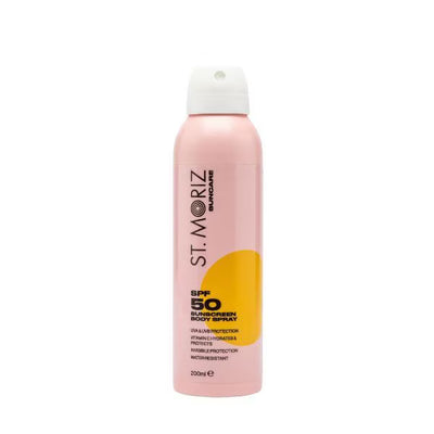 Superdrug St Moriz Suncare SPF50 Solkrem Kroppsspray 200ml- Kjøp online hos McGrocer