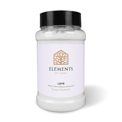 Superdrug Elements of Home Carpet Freshener Peach Cherry Blossom Jasmine - 500g- Buy online at McGrocer