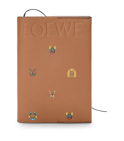 Carnet en cuir LOEWE x Louis Wain