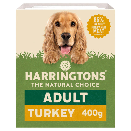 Harringtons Grain Free Turkey & Veg Complete Adult Dog Food 400g All bigger packs Sainsburys   