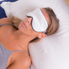 White Lotus Beauty 100% mulberry silk sleep mask 19 momme, imported from the UK