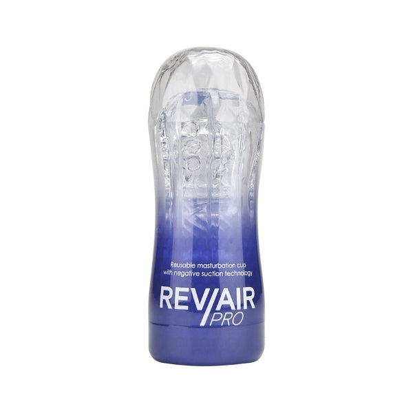 Rev-Air Pro reusable masturbation cup with clear case (British brand)