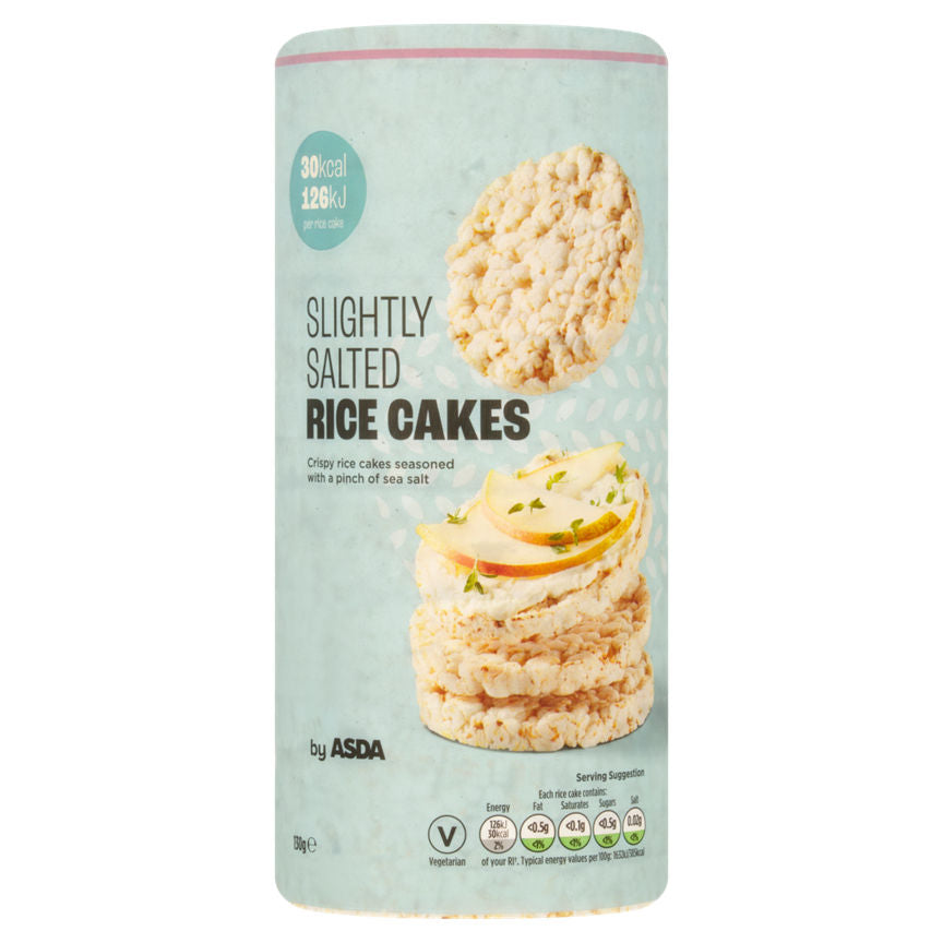 ASDA Slightly Salted Rice Cakes 130g