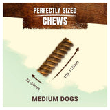 Adventuros Wild Chew Venison Medium Dog Treats   200g