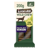 Adventuros Wild Chew Venison Medium Dog Treats   200g