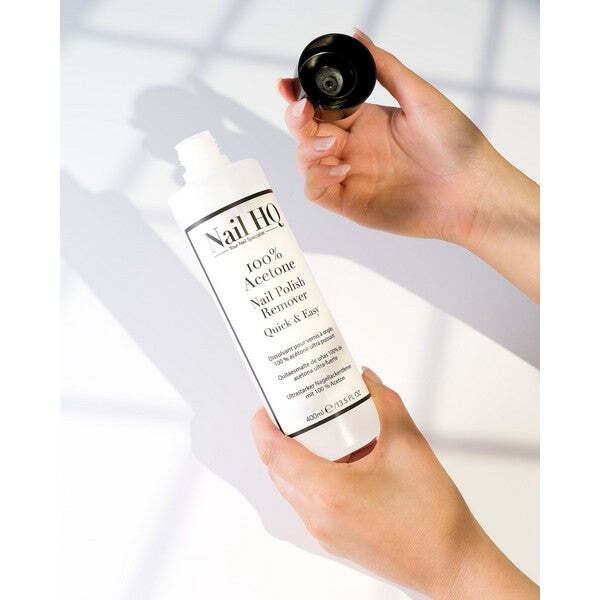 Nail HQ Acetone Nail Polish Remover 400ml, imported from the UK