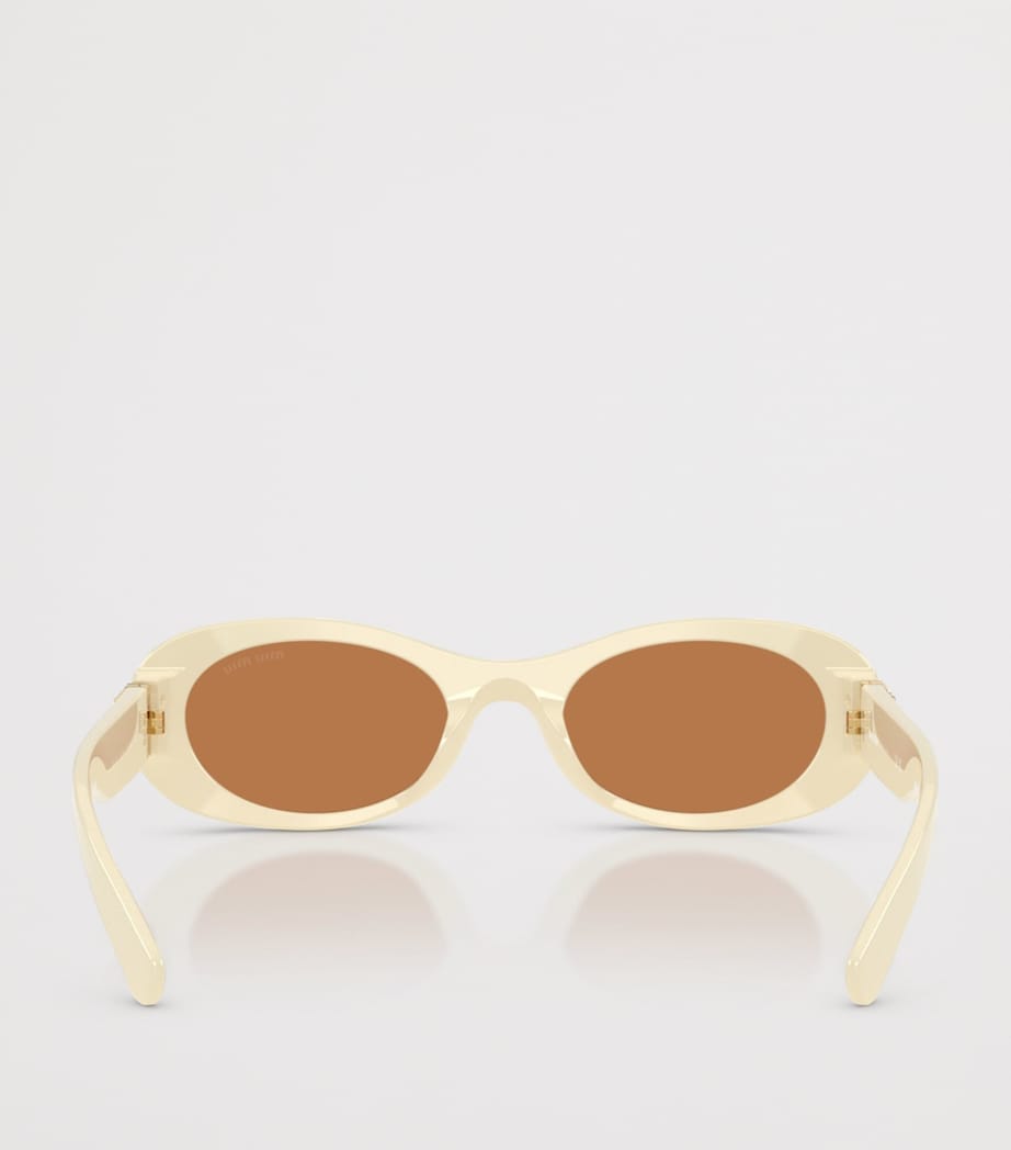 Miu Miu oval acetate sunglasses MU06ZS - British product