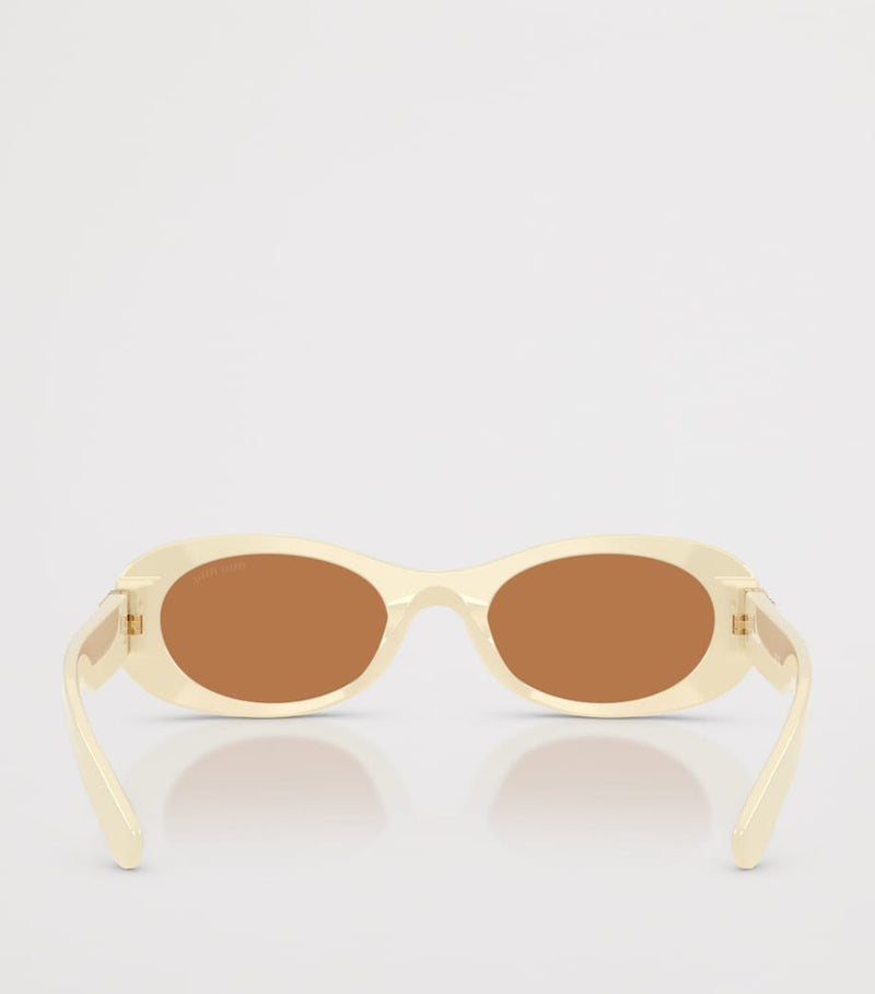 Miu Miu oval acetate sunglasses MU06ZS - British product
