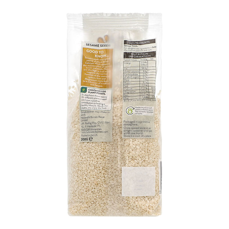 Holland & Barrett Sesame Seeds 200g, UK version