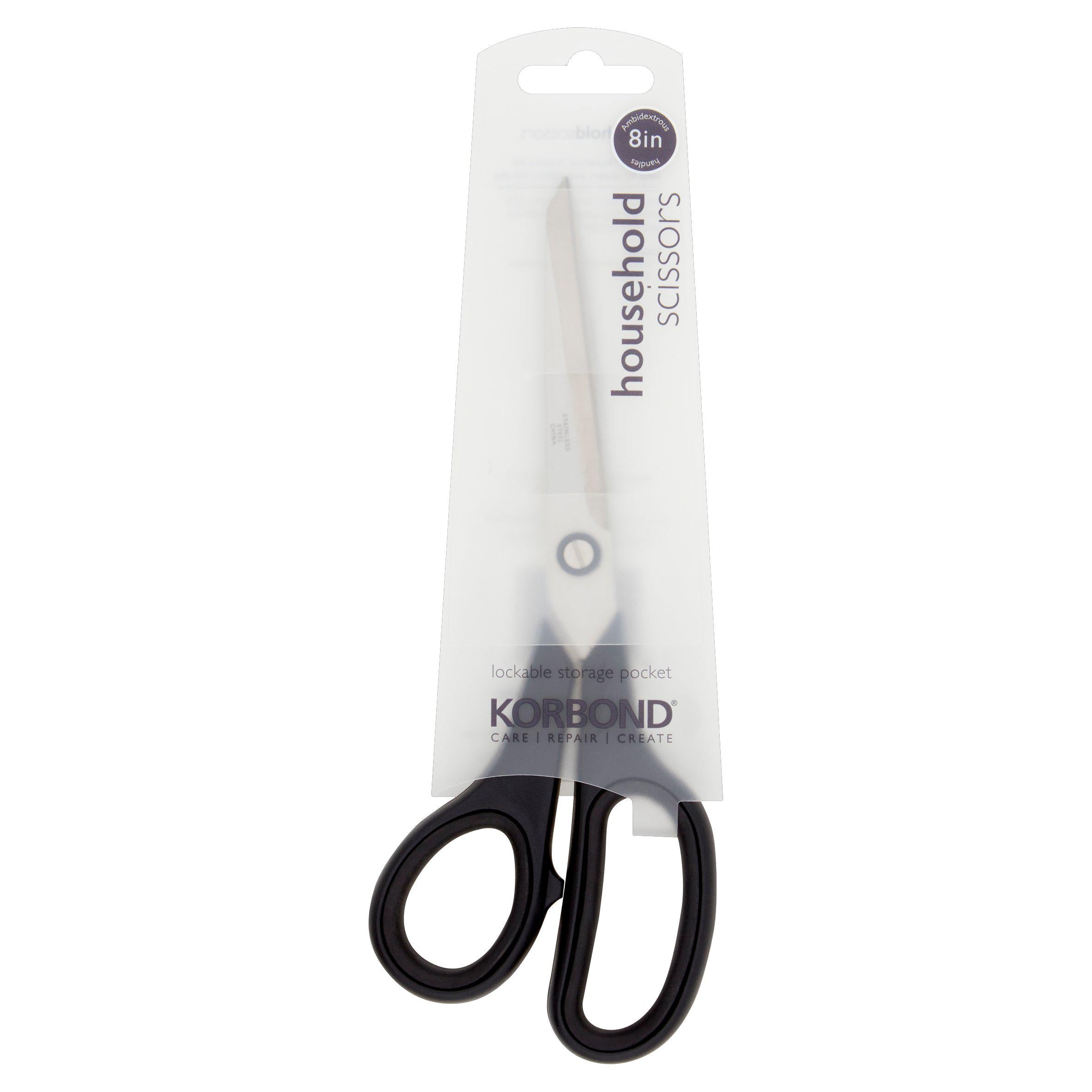 Korbond Household Scissors 8 Inches GOODS Sainsburys   