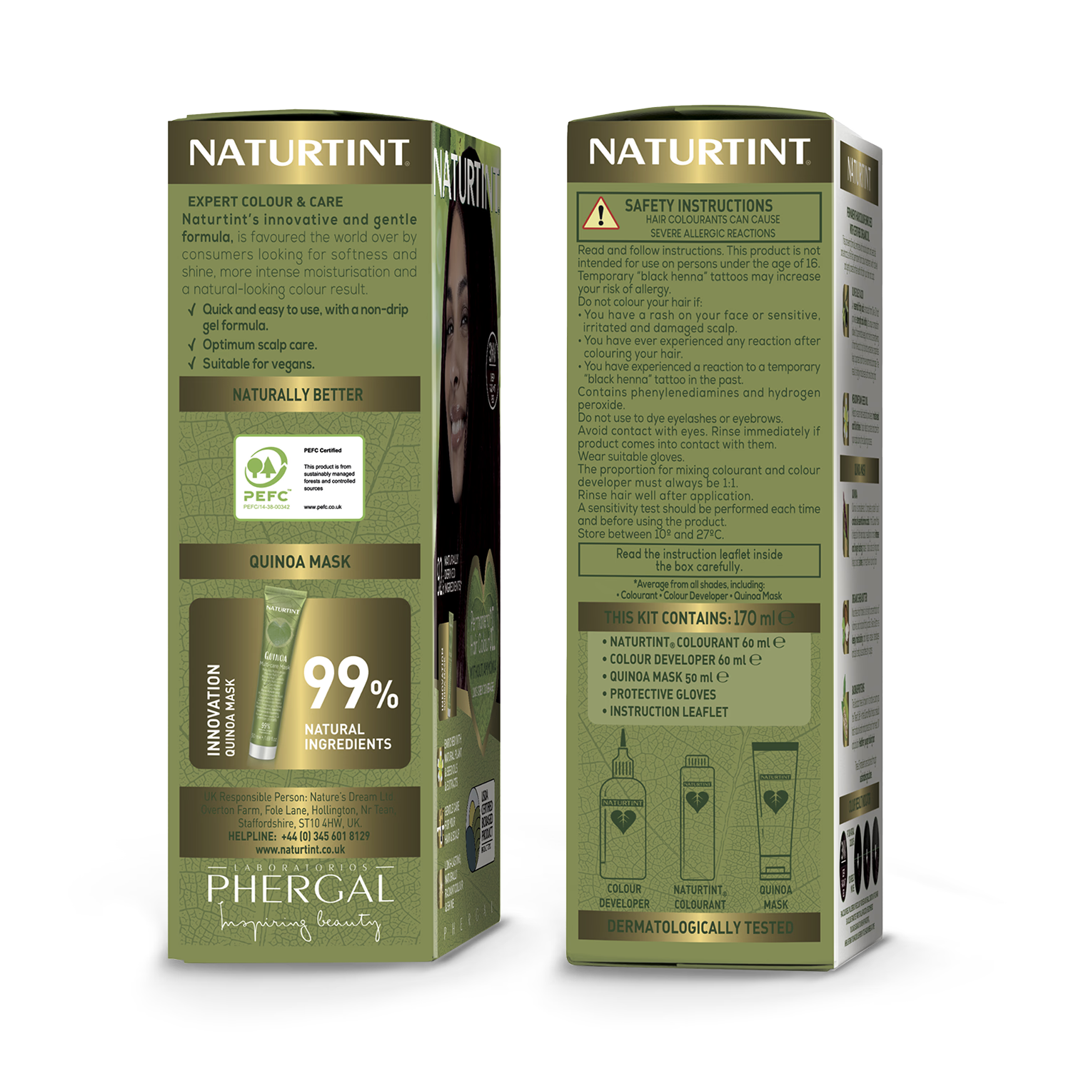 Naturtint 4G Golden Chestnut hair colour, UK version