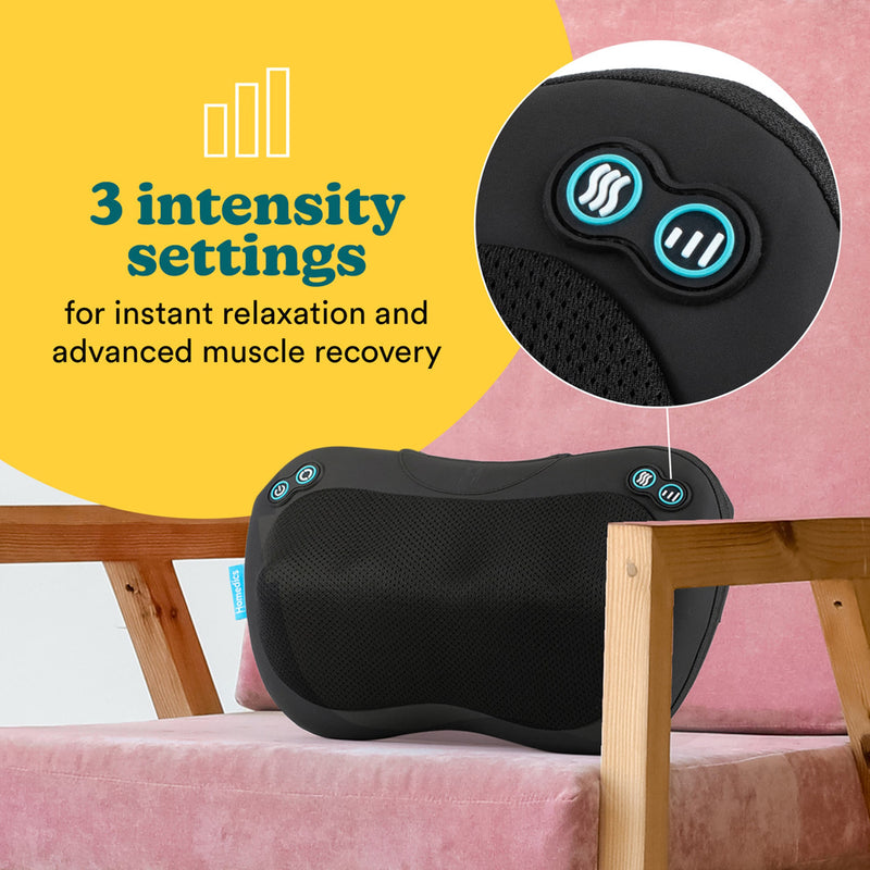 Homedics Everybody Shiatsu Pillow heated massage cushion - British product