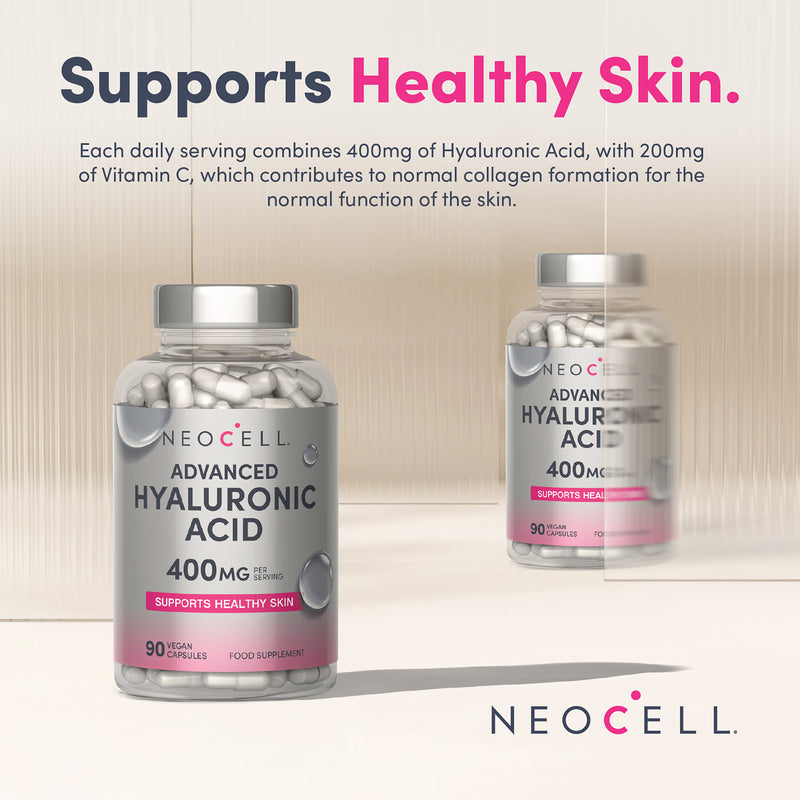 Neocell hyaluronic acid supplement 400mg 90 capsules, UK version