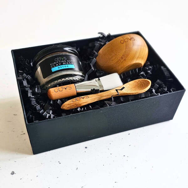 Obvs Skincare Oat Clay Face Mask Gift Set, imported from the UK