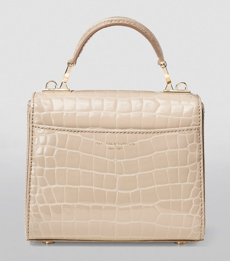 Aspinal of London mini Mayfair top-handle bag, imported from the UK