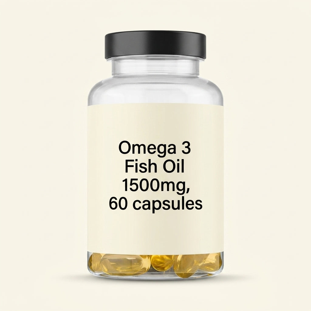 Holland & Barrett Omega 3 fish oil 1500mg 60 capsules - British product