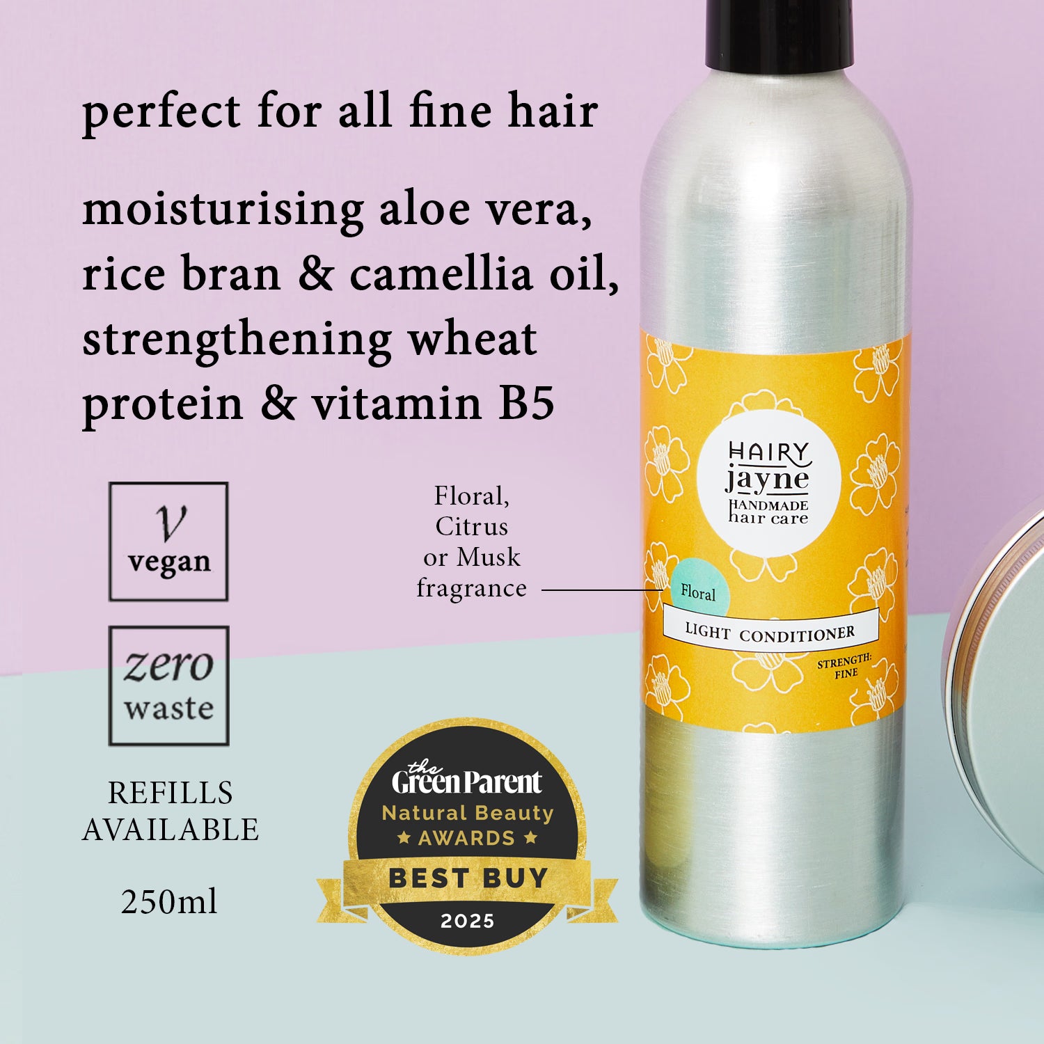Hairy Jayne Light Conditioner 250ml, imported from the UK