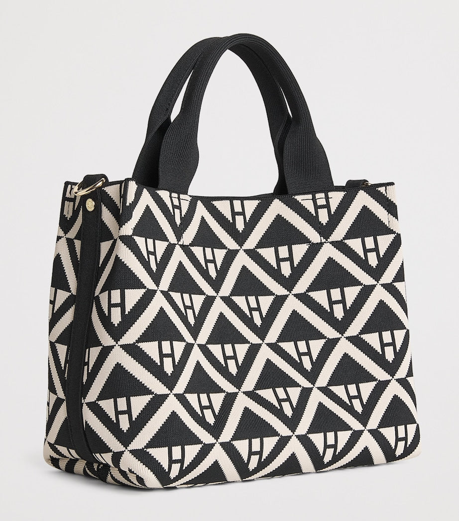 Harrods small geometric tote bag (British brand)