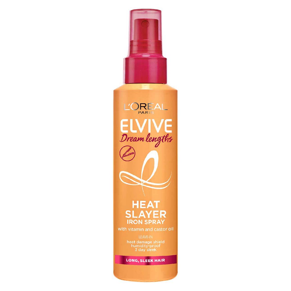 L'Oreal Paris Elvive Dream Lengths Heat Slayer Spray for Long, Sleek Hair 150ml GOODS Boots   