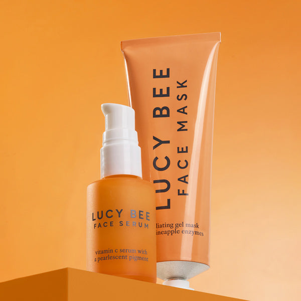 Lucy Bee Vitamin C Brightening Skincare Collection set - British product