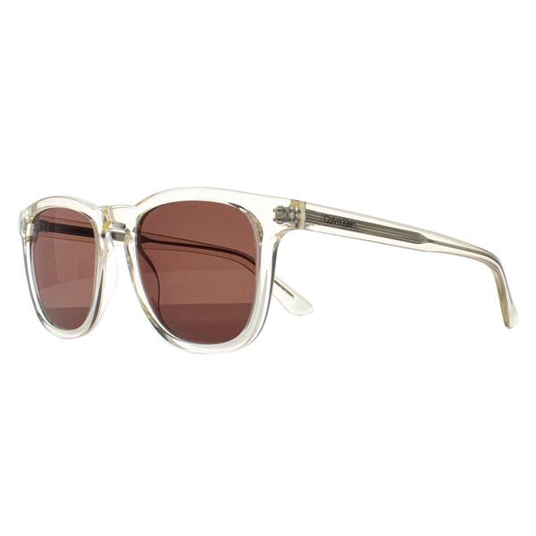 Calvin Klein sunglasses CK23505S clear round frame (British brand)