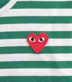 Comme Des Garçons stripe heart logo T-shirt for children 2-6 years - British product