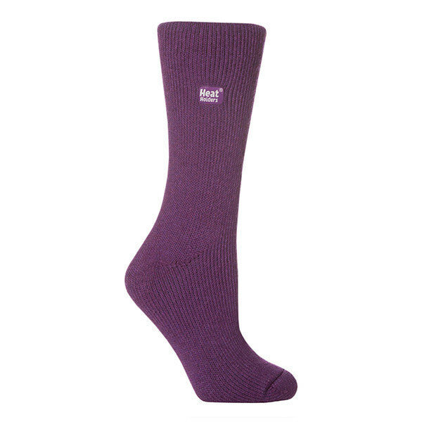 Heat Holders Ladies Original Thermal Socks 4-8 UK GOODS Superdrug Purple  