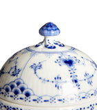 Royal Copenhagen Blue Fluted Half Lace sugar bowl, imported from the UK