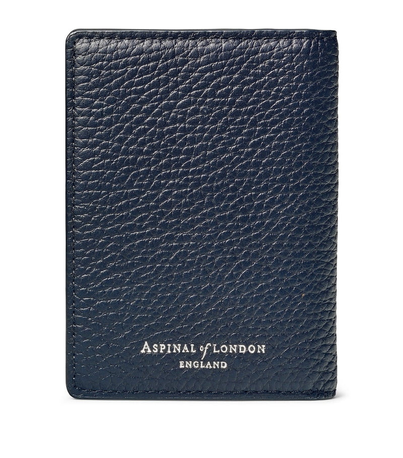 Aspinal of London leather folded card holder, UK version