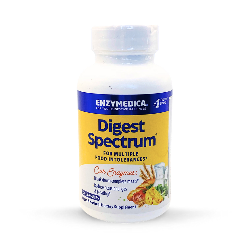 Enzymedica Digest Spectrum digestive enzyme supplement 120 capsules - British product