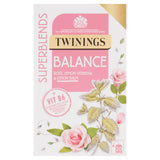 Twinings Superblends Balance Rose, Lemon Verbena & Lemon Balm Tea Bags 32g x20 GOODS Sainsburys   