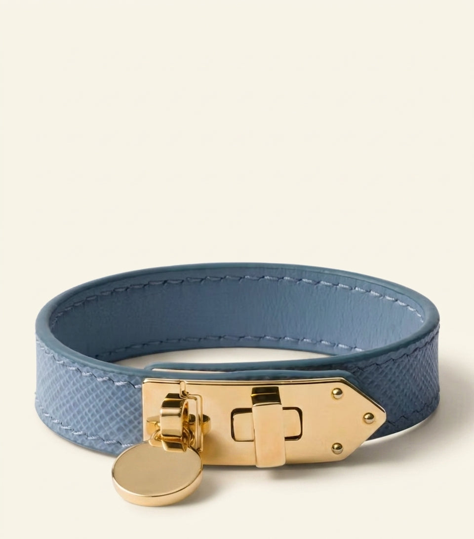 Prada Saffiano leather bracelet with triangle motif - British product
