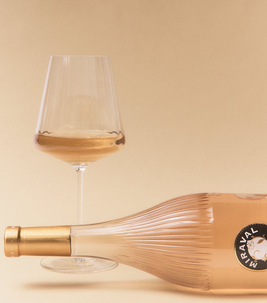Harrods rosé hamper with wicker basket - British product