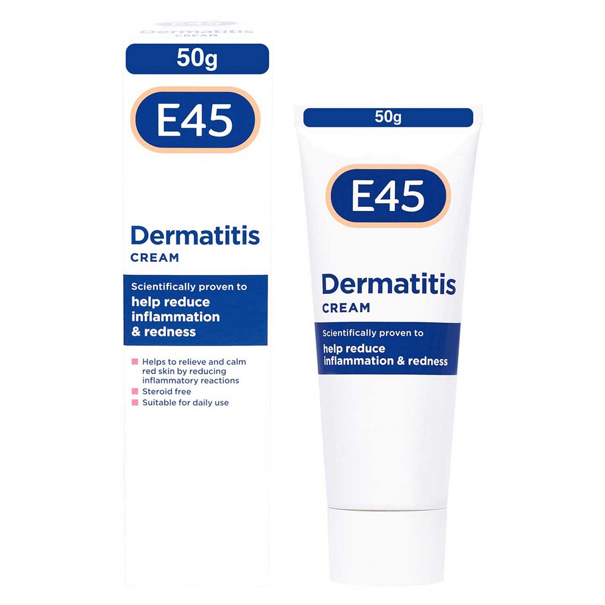 E45 Dermatiis Repair Cream to Reduce Itching and Inflammation 50ml GOODS Boots   