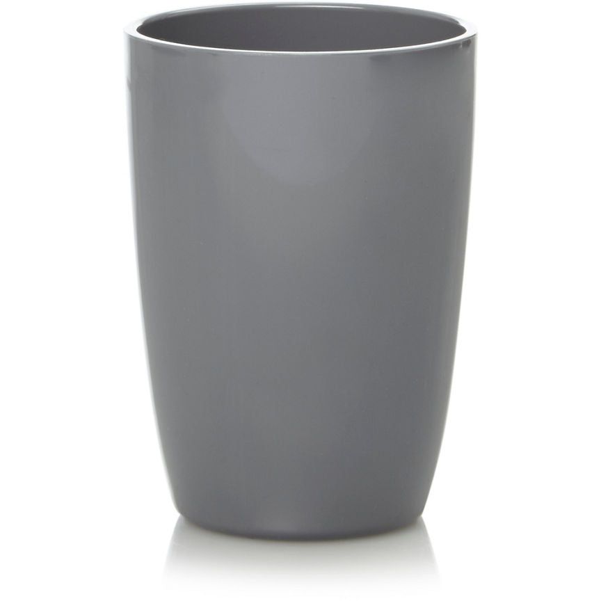 George Home Charcoal Bathroom Tumbler General Household ASDA   