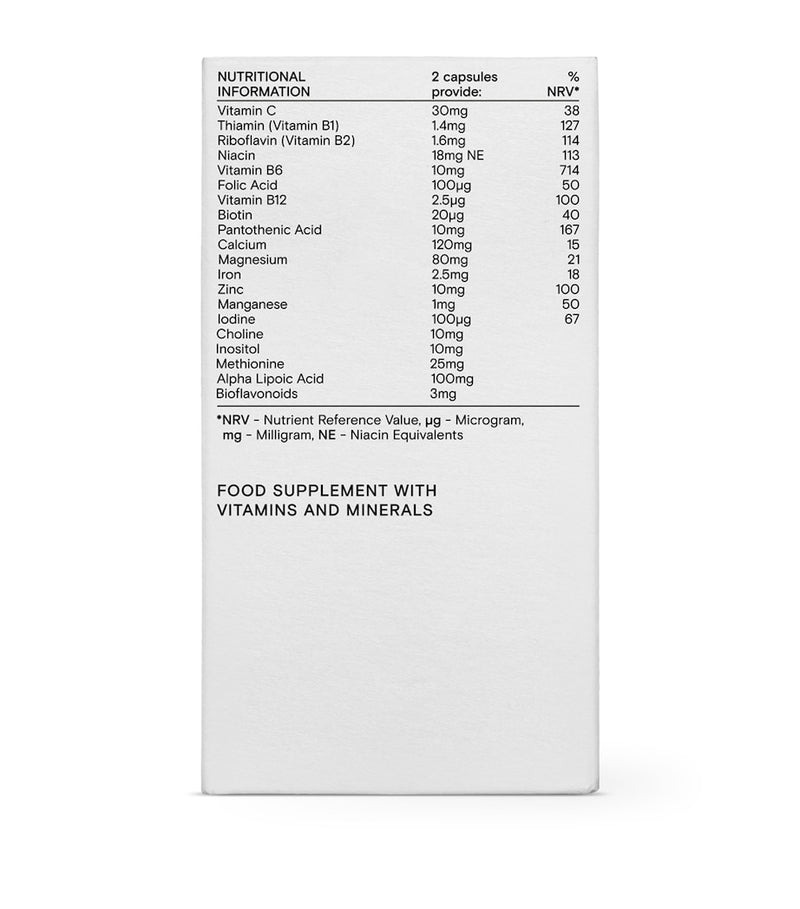 Wild Nutrition Energy Support 60 capsules, UK version