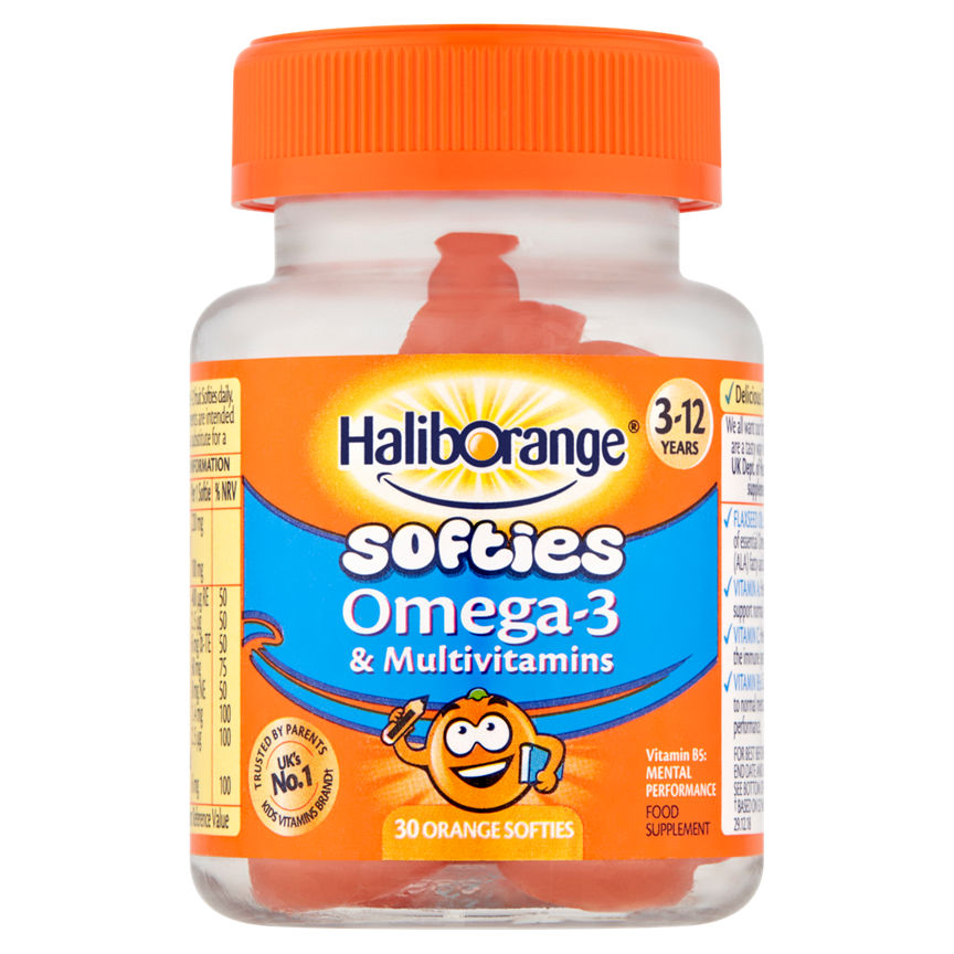 Haliborange Softies Omega 3 & Multivitamins 3-12 Years