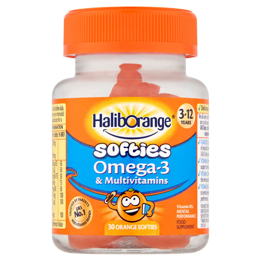 Haliborange Softies Omega 3 & Multivitamins 3-12 Years GOODS ASDA   