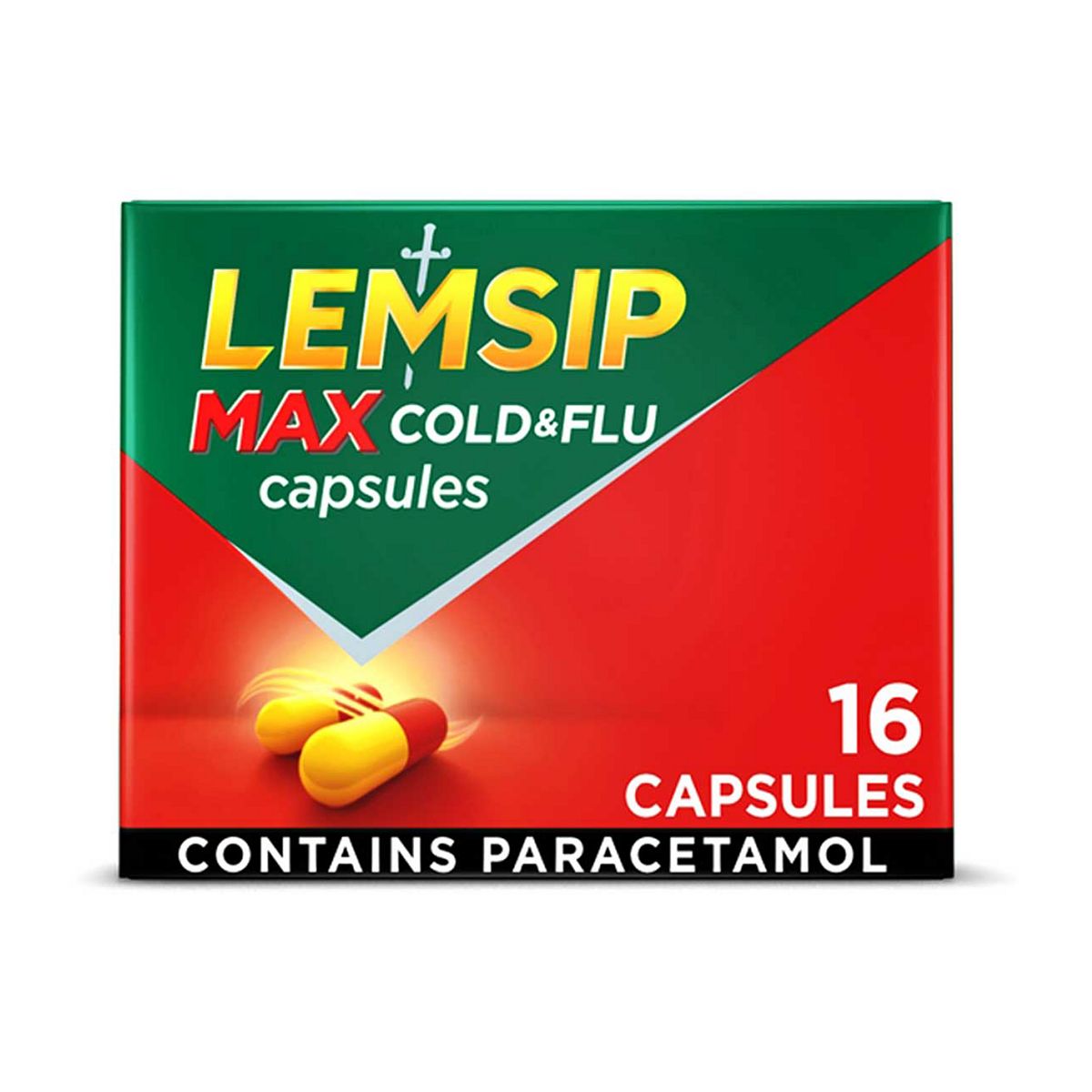 Lemsip Max Cold & Flu Capsules (16 Capsules) GOODS Boots   