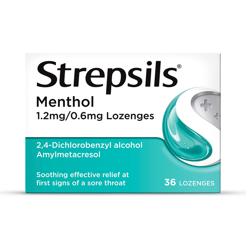 Strepsils Menthol lozenges 36 pack (British brand)
