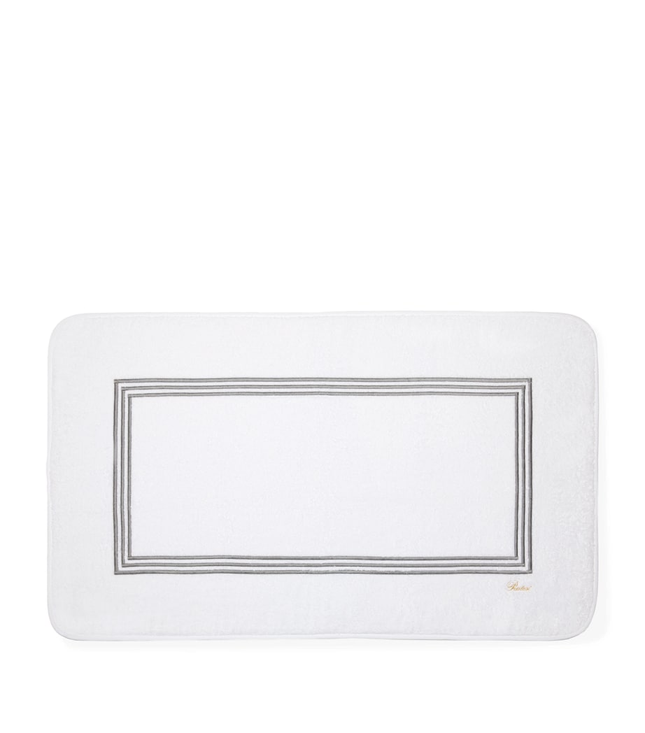 Pratesi Tre Righe bath mat 50cm x 90cm, imported from the UK