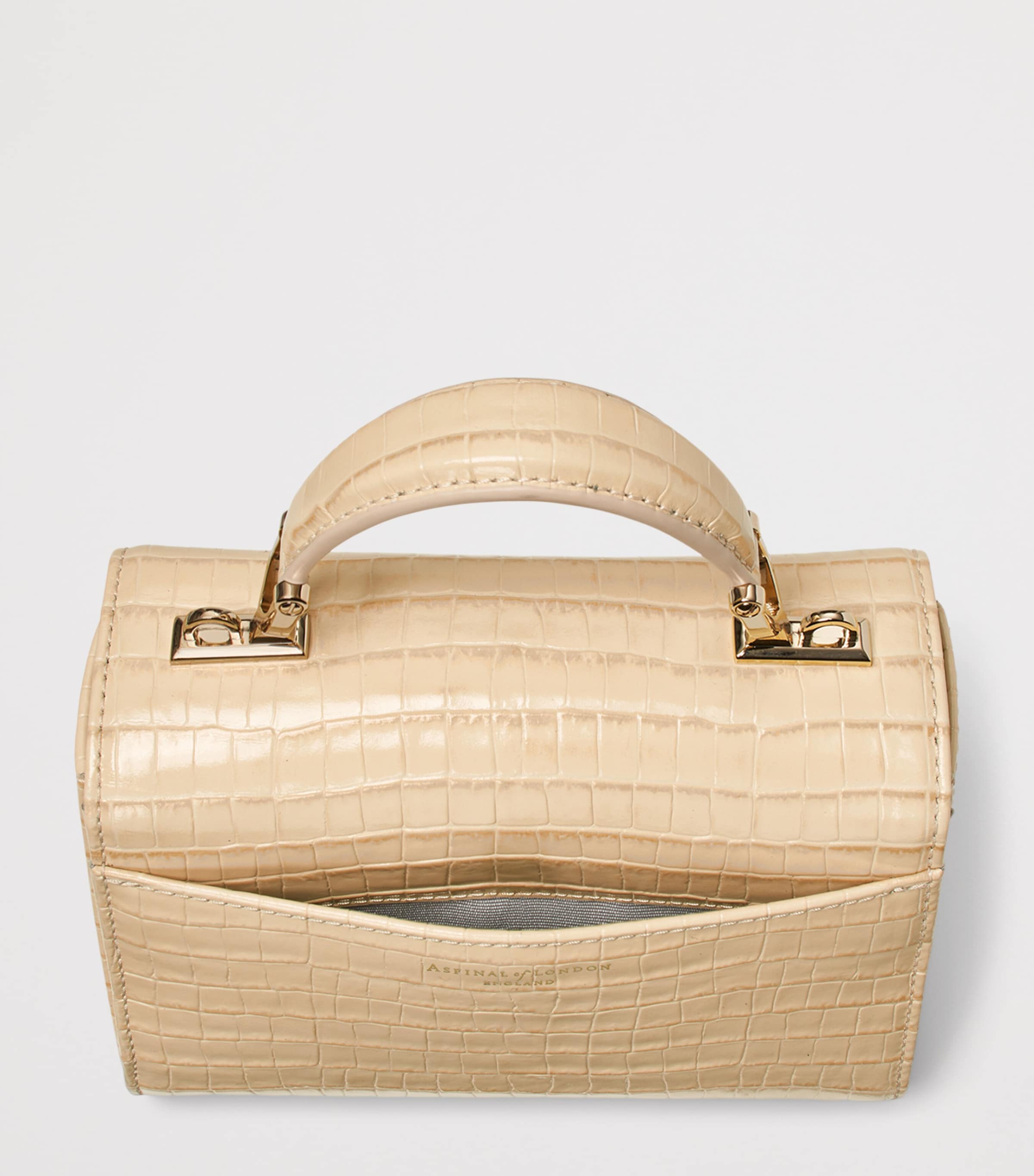 Aspinal of London Handtasche Mini Mayfair Leder Henkeltasche, importiert aus Großbritannien