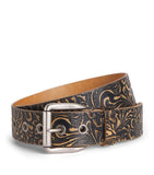 Our Legacy engraved paisley belt Italian leather - British product
