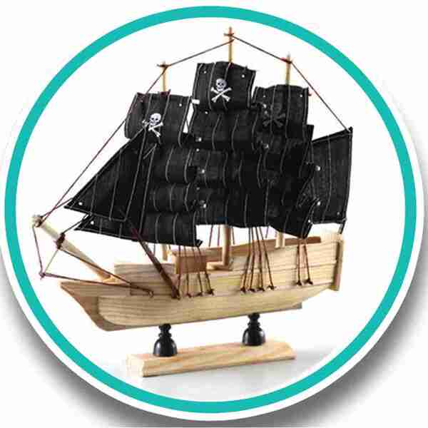Small World Toys pirate ship kit, imported from the UK
