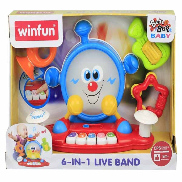 Winfun 6-in-1 Live Band children's musical toy (British brand)