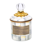MacKenzie-Childs Mini Sterling Check Canister 15cm, imported from the UK