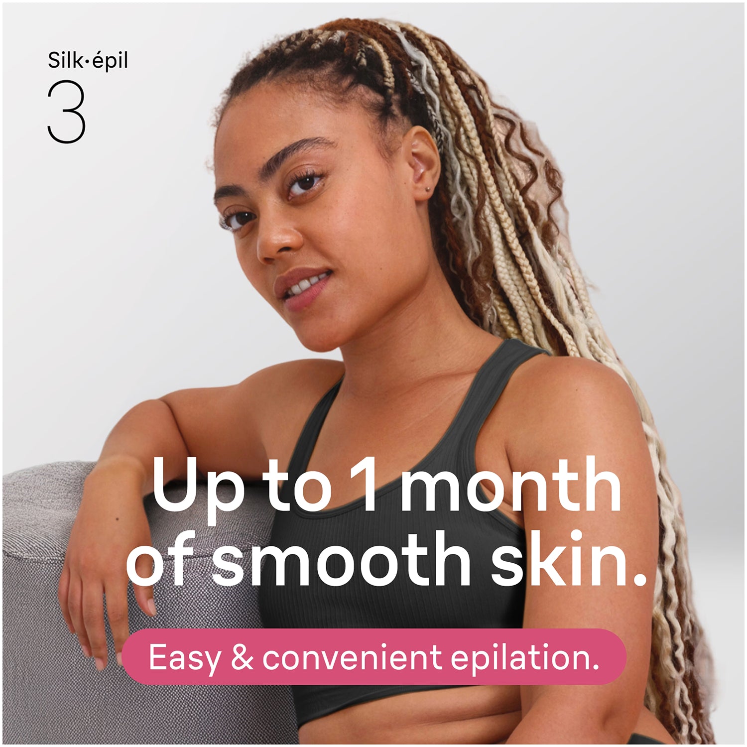 Braun Silk·épil 3 epilator pink - British product